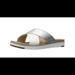 Ugh Kari Crisscross Leather Slip On